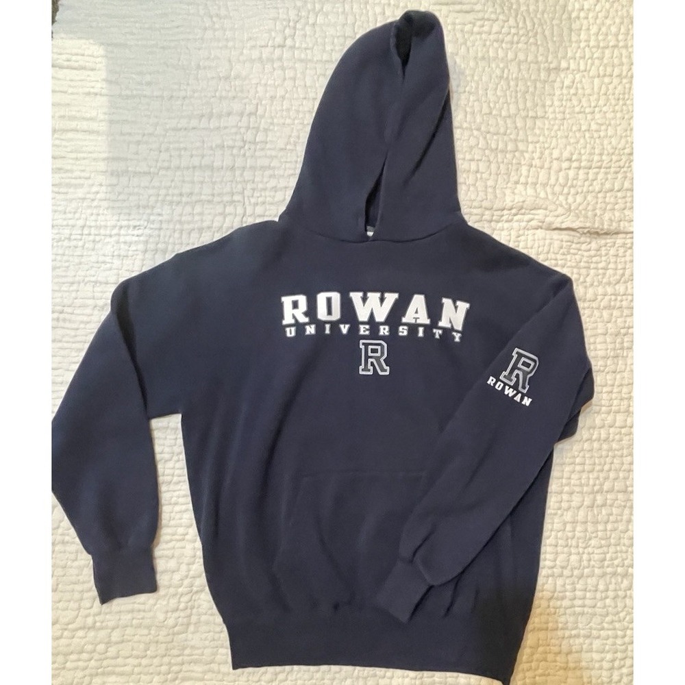 Rowan University Hoodie. Size Large (see photos for exact measurements)